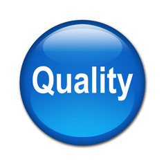 Boton brillante texto Quality