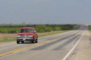 Plakat Jedna główna droga z Teksasu