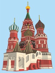 Fototapeta na wymiar The Red Square Moscow