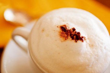 Cappuccino with foam