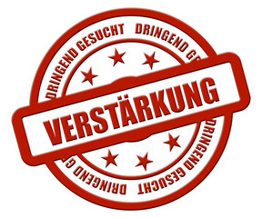 Sternen Stempel rot rel rt VERSTÄRKUNG