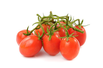 Cherry tomatoes isolated