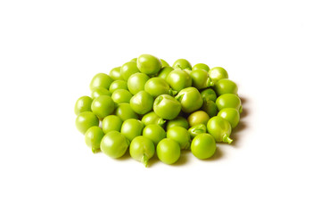 green pea  isolated on white