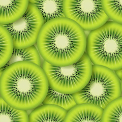 seamless kiwi fruit background