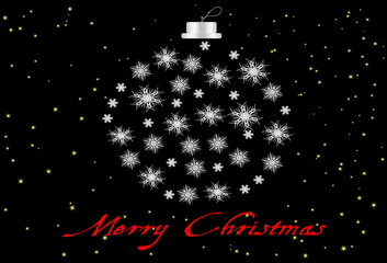 Fototapeta premium Tarjeta de navidad