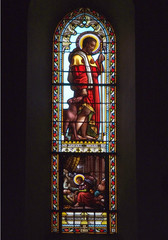 Eglise Espalion Aveyron vitrail