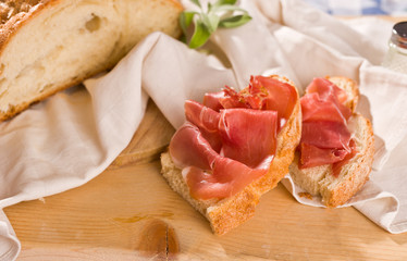 Pane e prosciutto