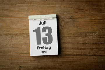 Freitag der 13 Juli 2012