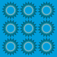 blue stars pattern