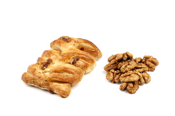 Pastry and walnuts
