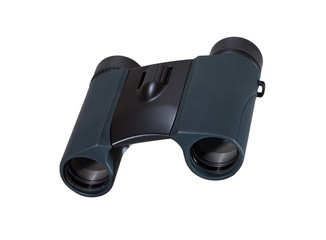 Front view of binoculars isolated on white