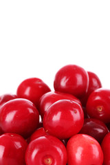 cherries isolated on white background