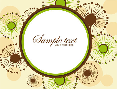 blank abstract label