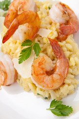 Shrimps Risotto
