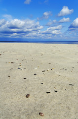 Sand and clouds.