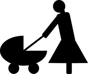 Mother with Pram
