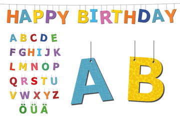Buchstaben ABC, Vektoren