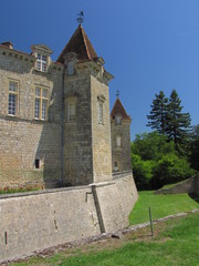 Obraz premium Château de Cazeneuve ; Gironde ; Landes ; Aquitaine