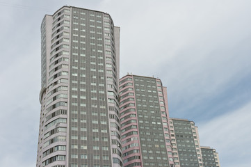 Fototapeta na wymiar Four skyscraper in Moscow, Russia