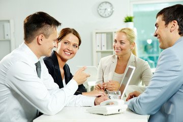 Fototapeta premium Discussion