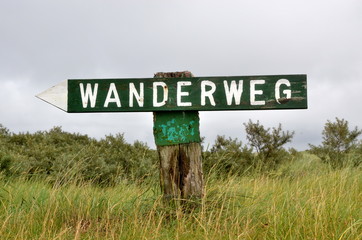 Wanderweg im Naturschutzgebiet