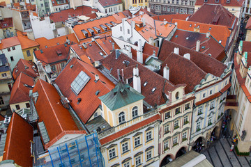 Fototapeta na wymiar inner city of Prague
