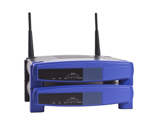 stacked network routers