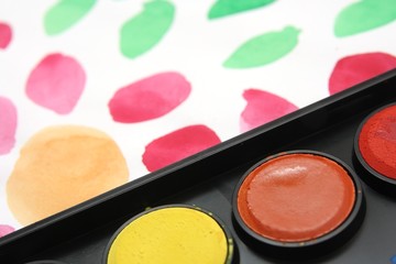 Naklejka premium Watercolors