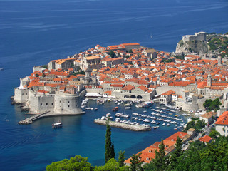 Dubrovnik Fortress - in the south of Croatia - obrazy, fototapety, plakaty