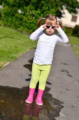 enfant et lunettes
