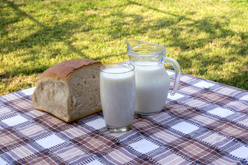 milk and bread