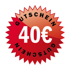 40 Euro Gutschein