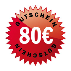80 Euro Gutschein