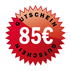 85 Euro Gutschein