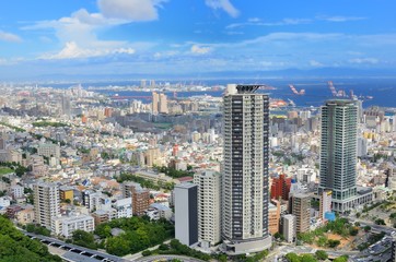 Fototapeta premium Skyline of Kobe, Japan