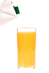 Orange juice of orange