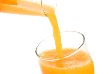 Orange juice of orange