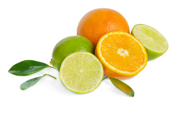 Orange and limes