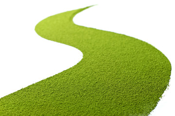 Powdered green tea