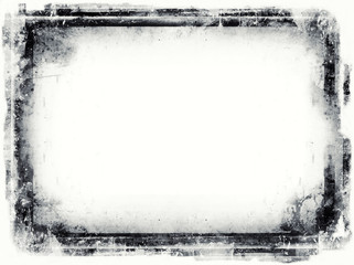 Grunge film frame with space for your text or image - obrazy, fototapety, plakaty