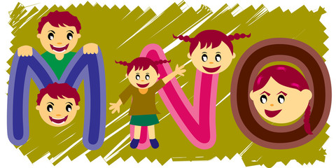 MNO alfabet © aivctr