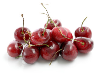 cherry isolated in white background
