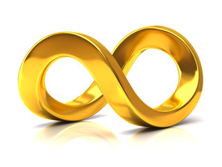 Golden Infinity Symbol