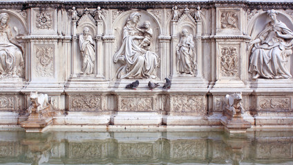 Fontana Piazza del Campo Siena