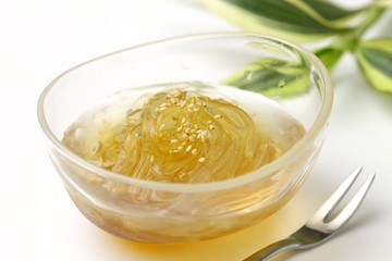 Japanese cold dessert 