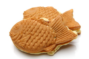 Japanese fish-shaped cake 