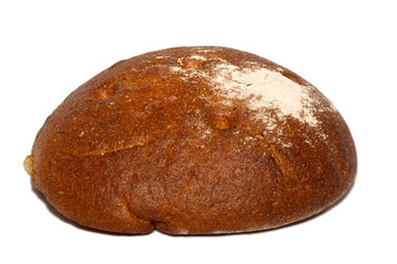 isolated bread on white background