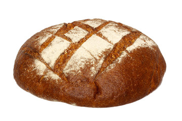 isolated bread on white background