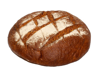isolated bread on white background