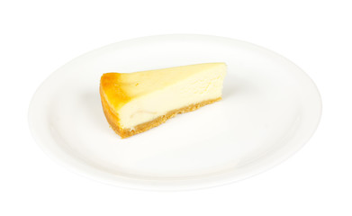 Cheesecake isolated on white
